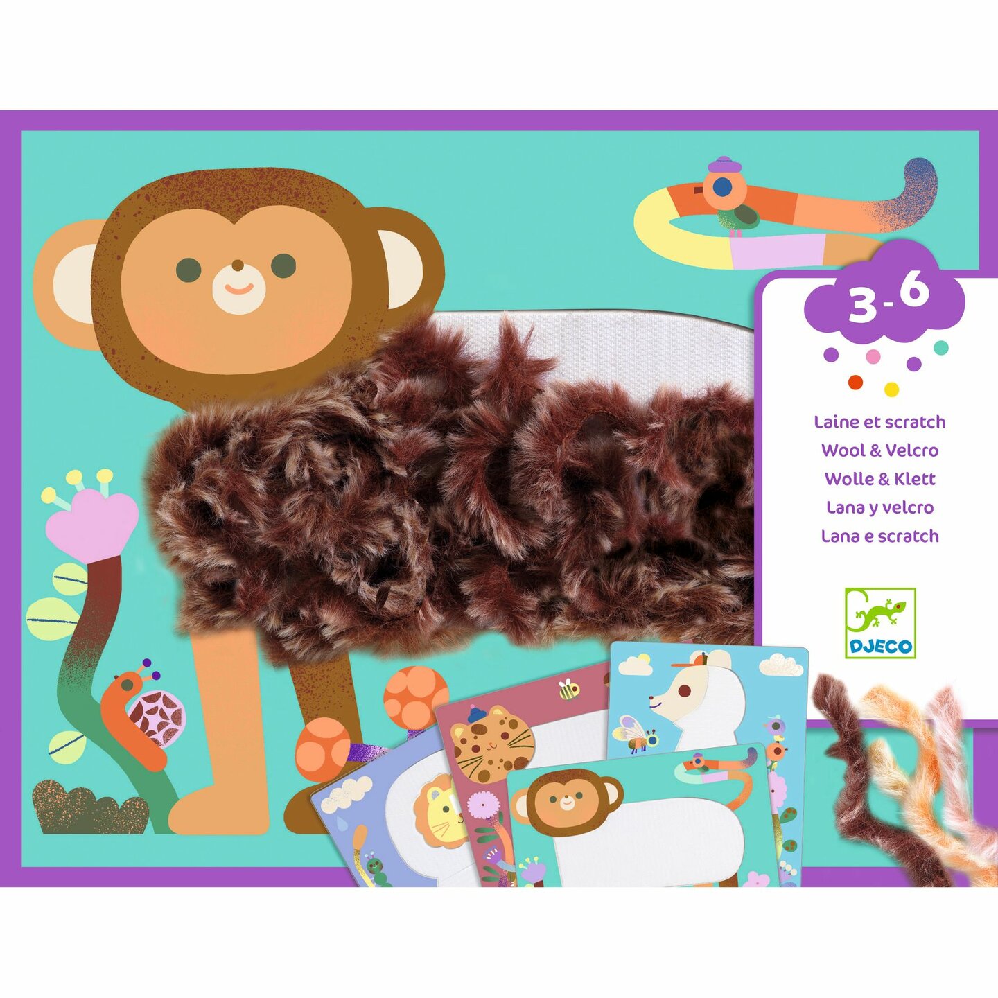 Djeco Knutselset Fluffy Friends | Speel je Wijs