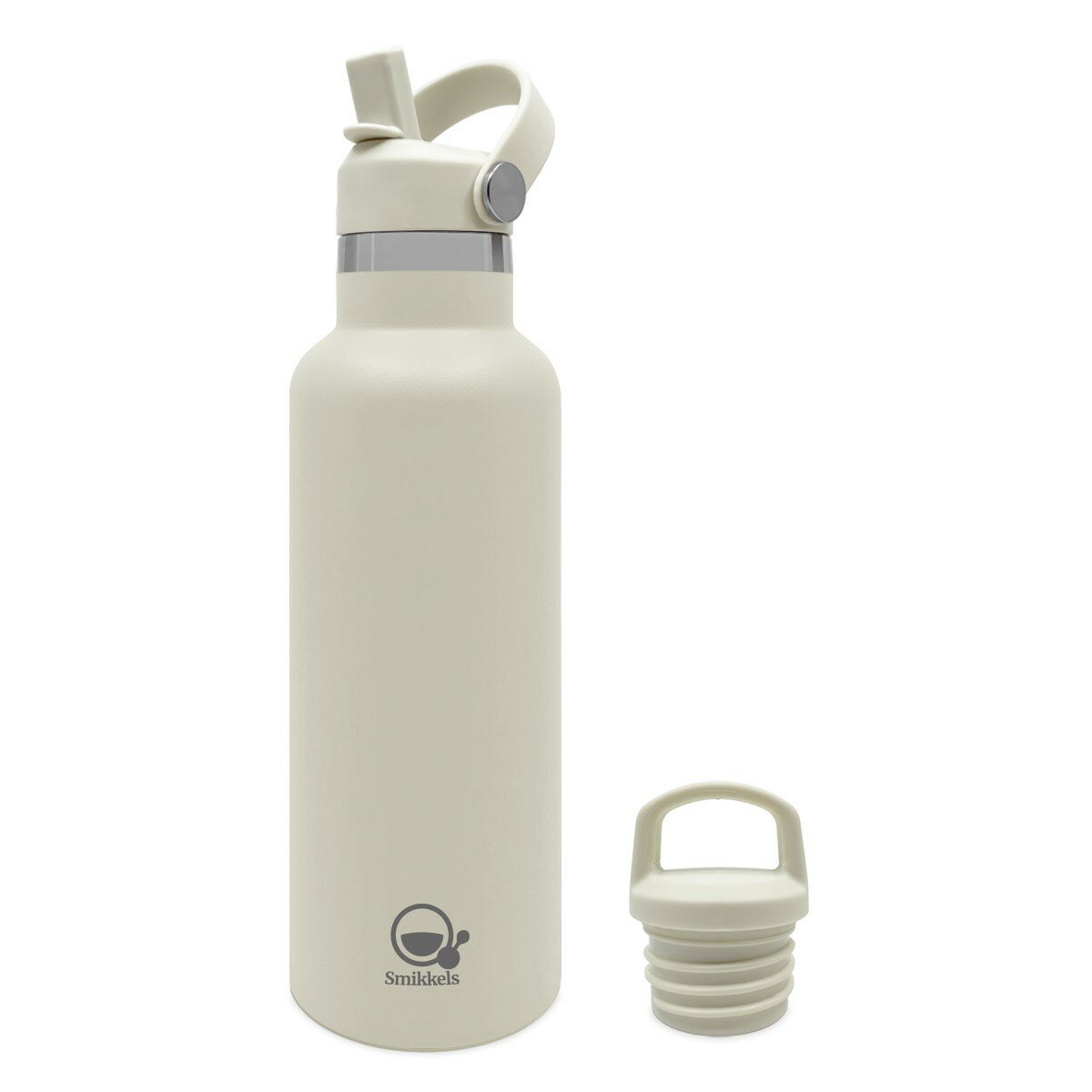 Smikkels RVS Thermos Drinkfles 500ml - Wit| Speel je Wijs