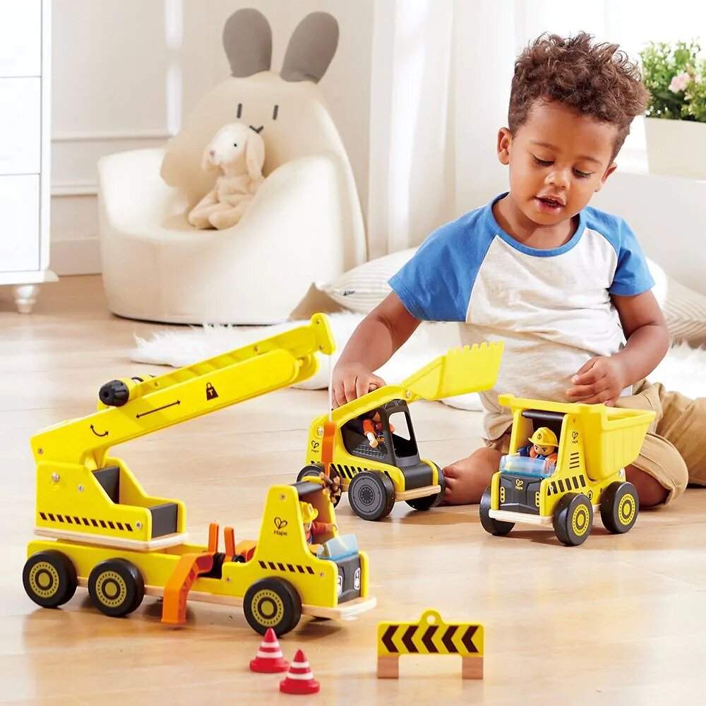 Hape Mobiele Kraan / Mobile Crane | Speel je Wijs