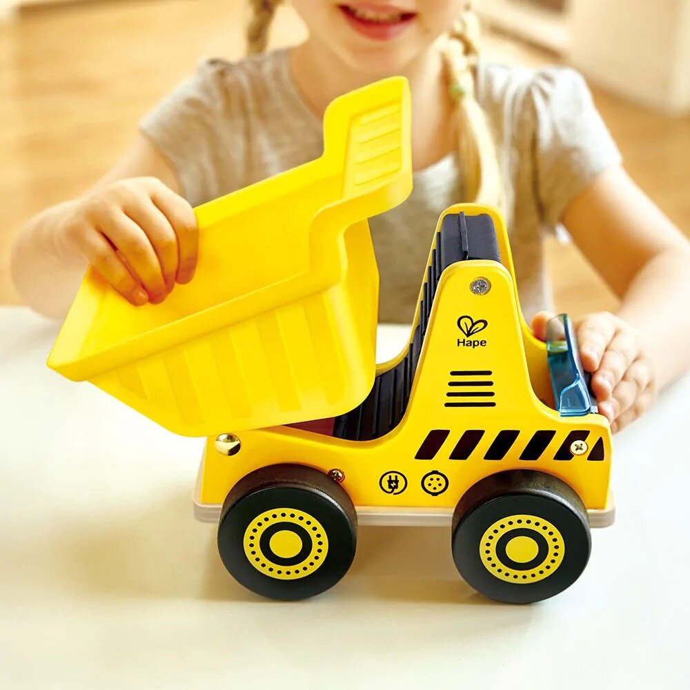 Hape Houten Kiepwagen / Bouwvoertuig | Speel je Wijs