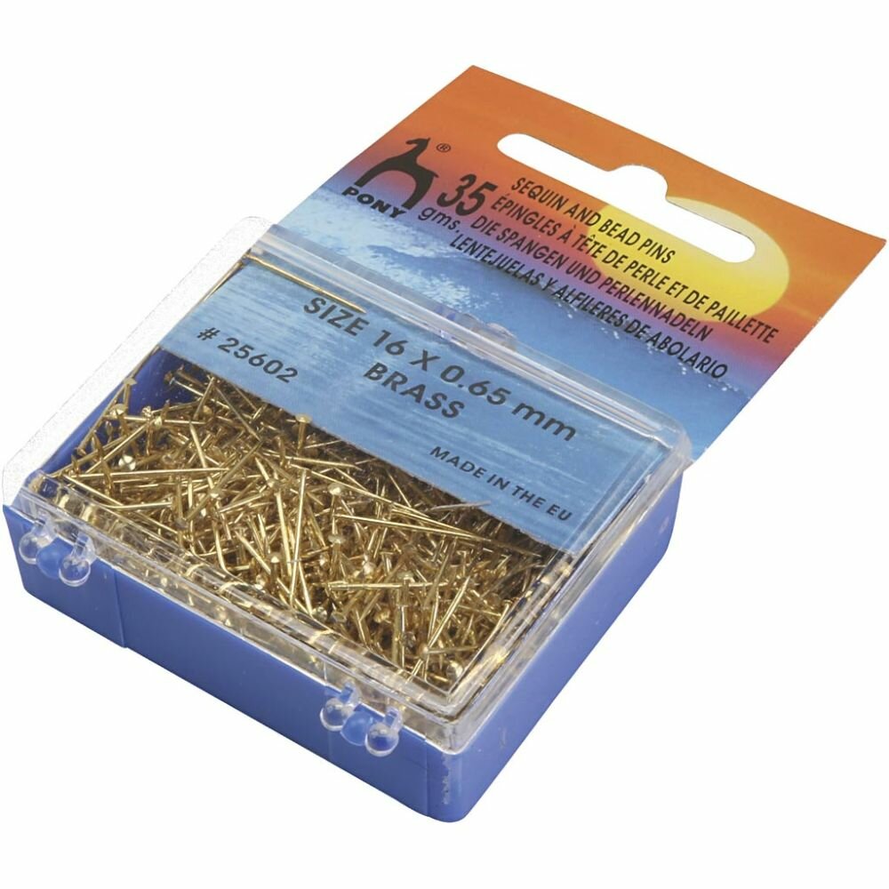 Pony Stalen Kopspelden voor Pailletten en Kralen - Goud | Speel je Wijs