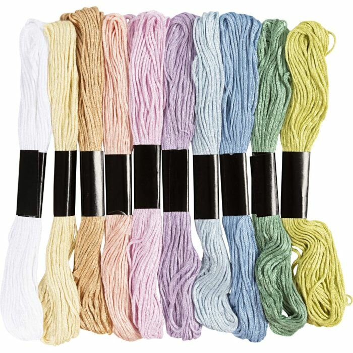 Creative Company Borduurgaren - Pastelkleuren | Speel je Wijs