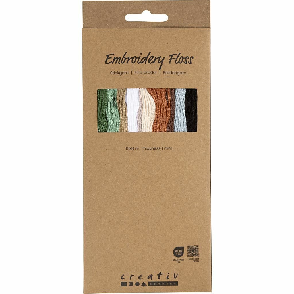 Creative Company Borduurgaren - Natuurlijke kleuren | Speel je Wijs