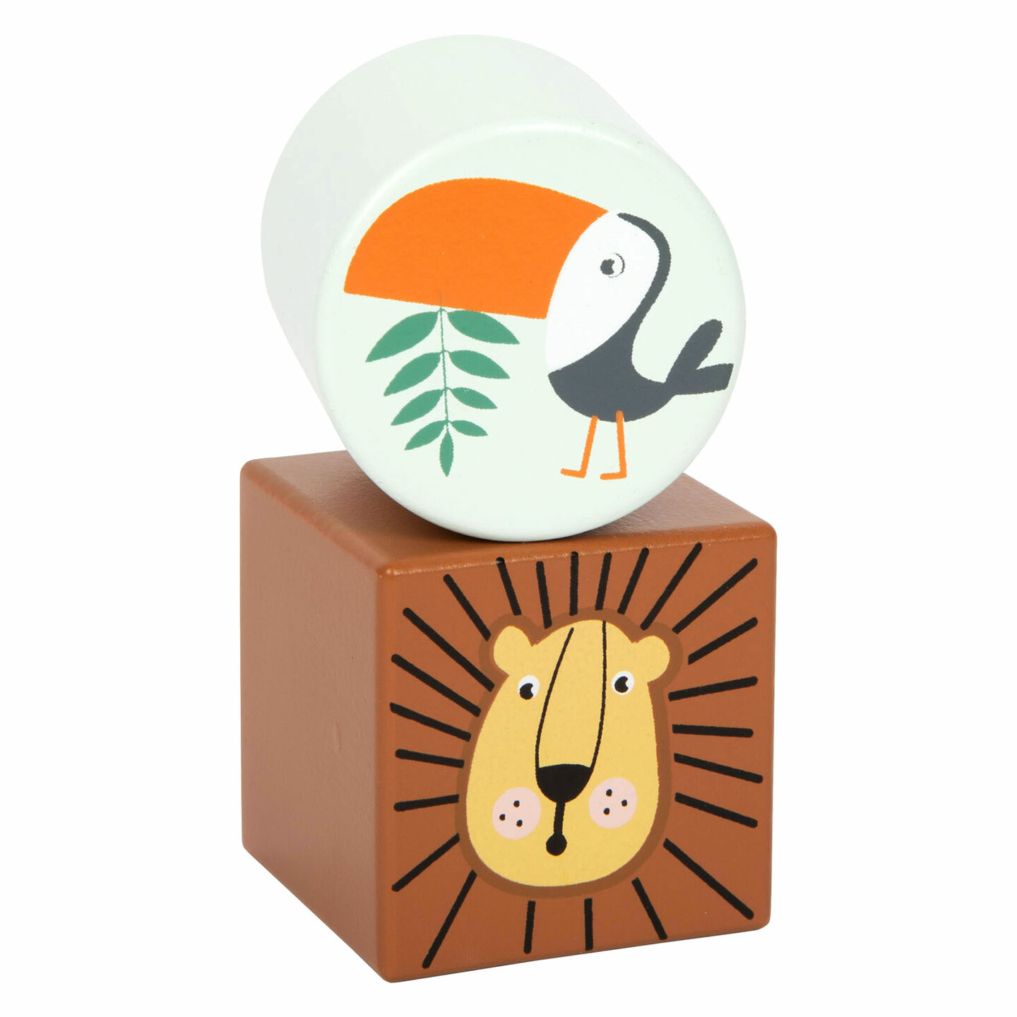 Small Foot Houten Ontdekblokken - Safari 12m+ | Speel je Wijs