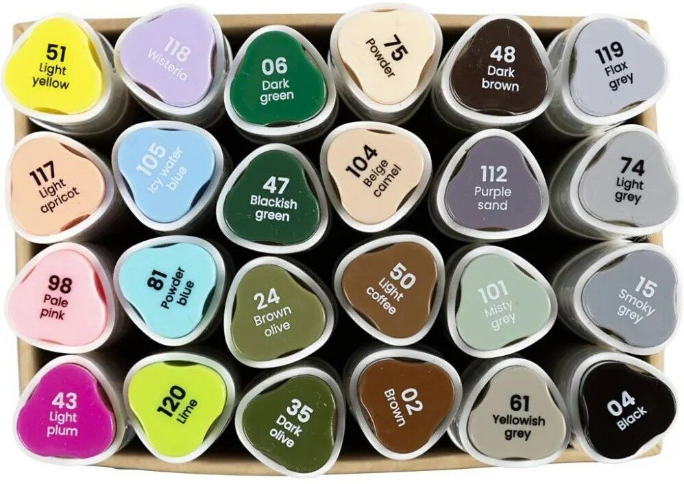 Creative Company Alcohol Markers - 24 Pastel Kleuren | Speel je Wijs