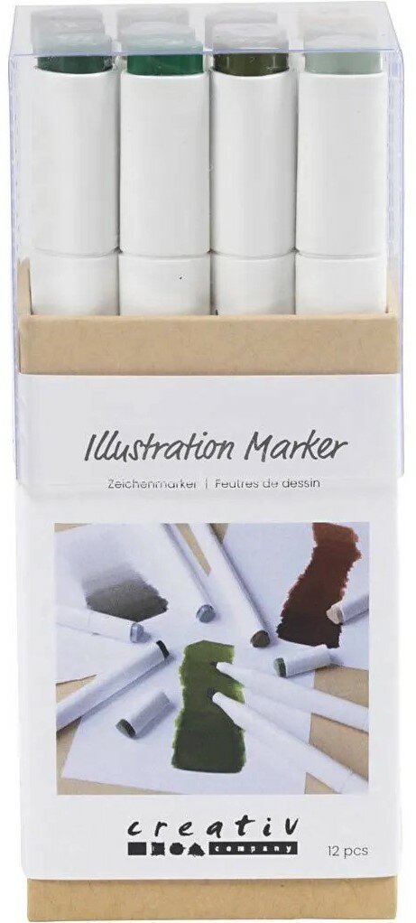 Creative Company Alcohol Markers - 12 Natuurlijke Kleuren | Speel je Wijs