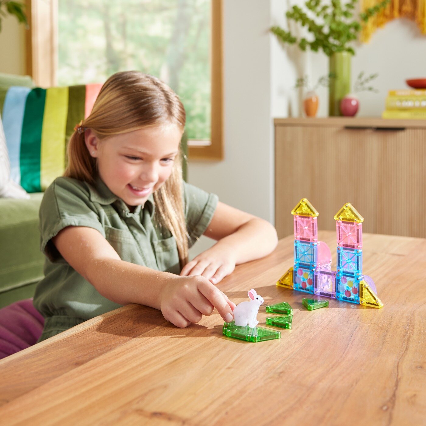 MAGNA-TILES&reg; Micro Mags Travel Set 26 Piece - Spring Garden | Speel je Wijs