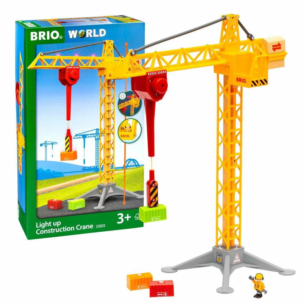 Brio Light Up-bouwkraan - 33835 | Speel je Wijs