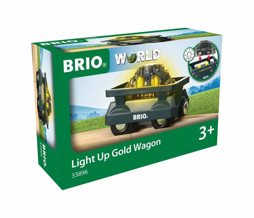 Brio Lichtgevende goudwagon - 33896 | Speel je Wijs