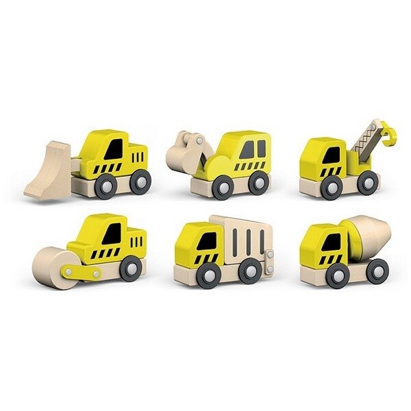 Viga Toys Kleine Bouwvoertuigen 18mnd+  | Speel je Wijs