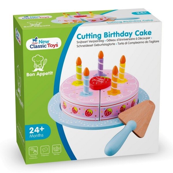 New Classic Toys - Snijtaart met Kaarsjes 2+ | Speel je Wijs