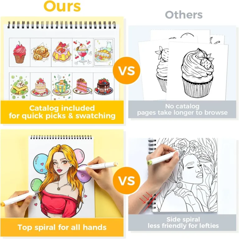 Ohuhu Kleurboek voor Alcoholmarkers - Enjoy the sweet moment | Speel je Wijs