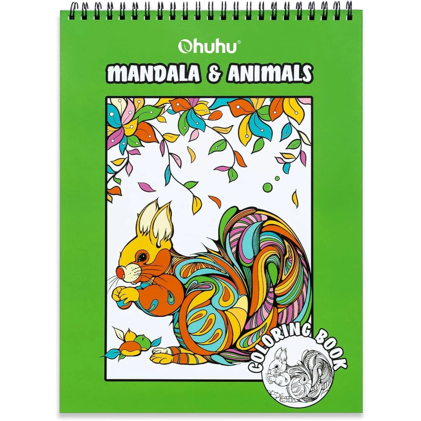 Ohuhu Kleurboek voor Alcoholmarkers - Mandala &amp; Animals | Speel je Wijs