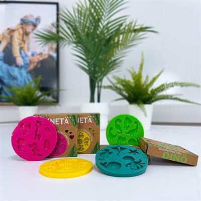 KNET&Auml;&reg; - Knet&auml; Silicone Vorm - Zoodieren 1+| Speel je Wijs