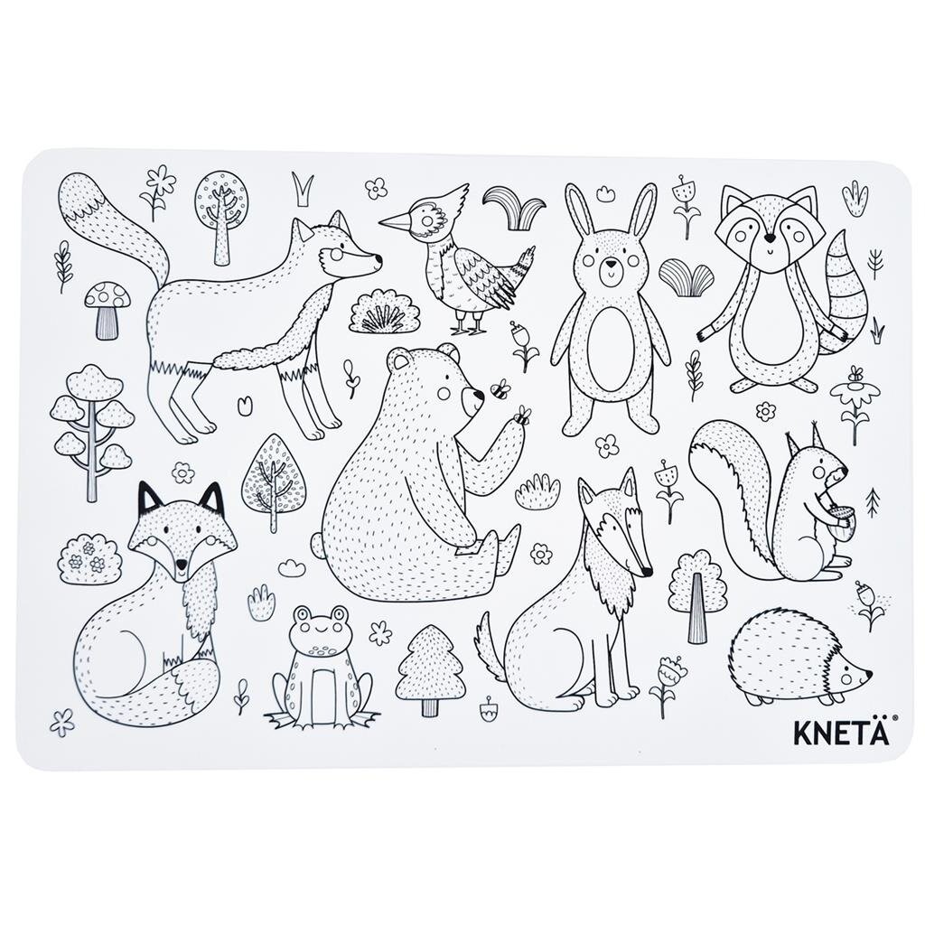 KNET&Auml;&reg; - Siliconen Tekenbord / Placemat voor Onderweg 2+ | Speel je Wijs