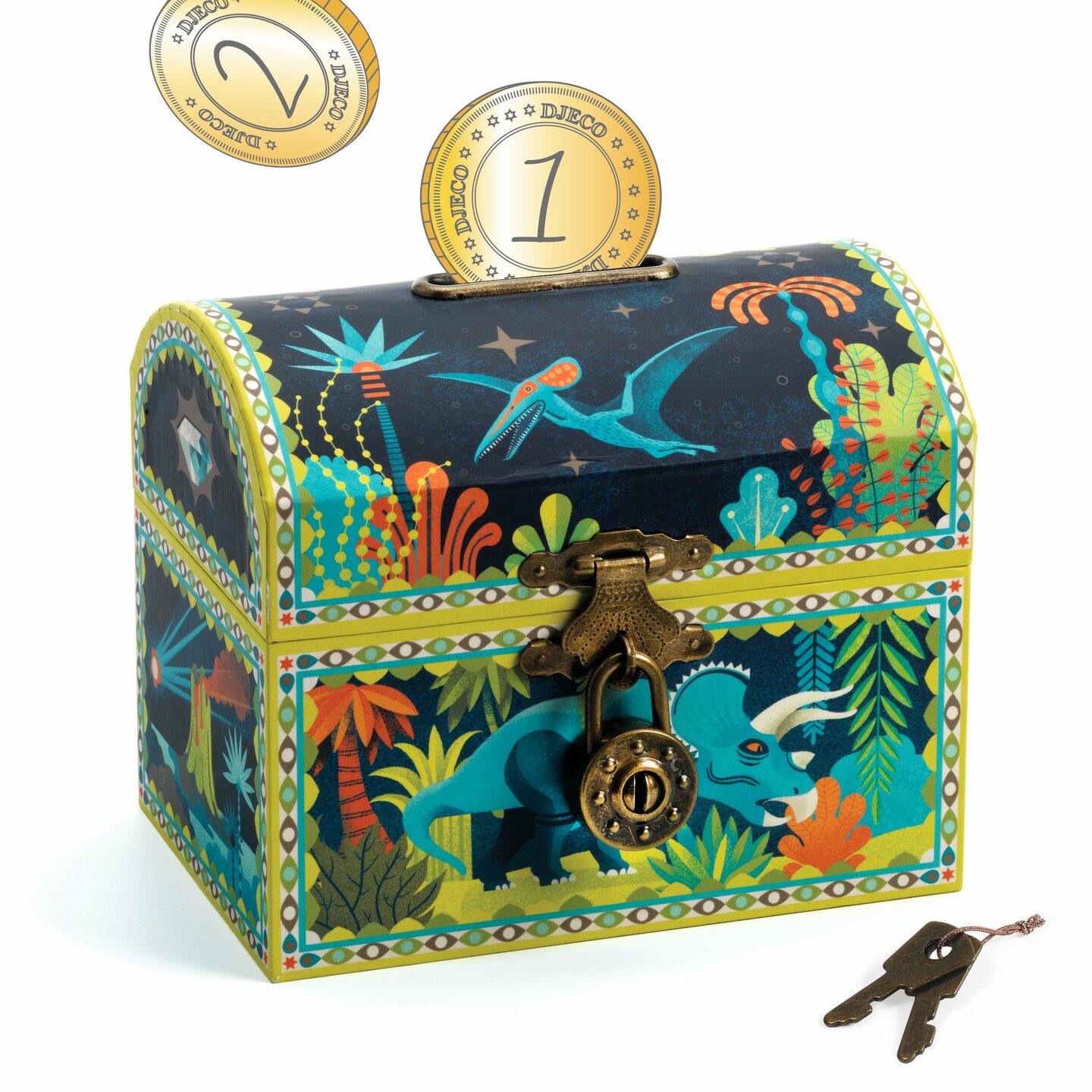 Djeco Spaarpot Schatkist Dinosaurus | Speel je Wijs