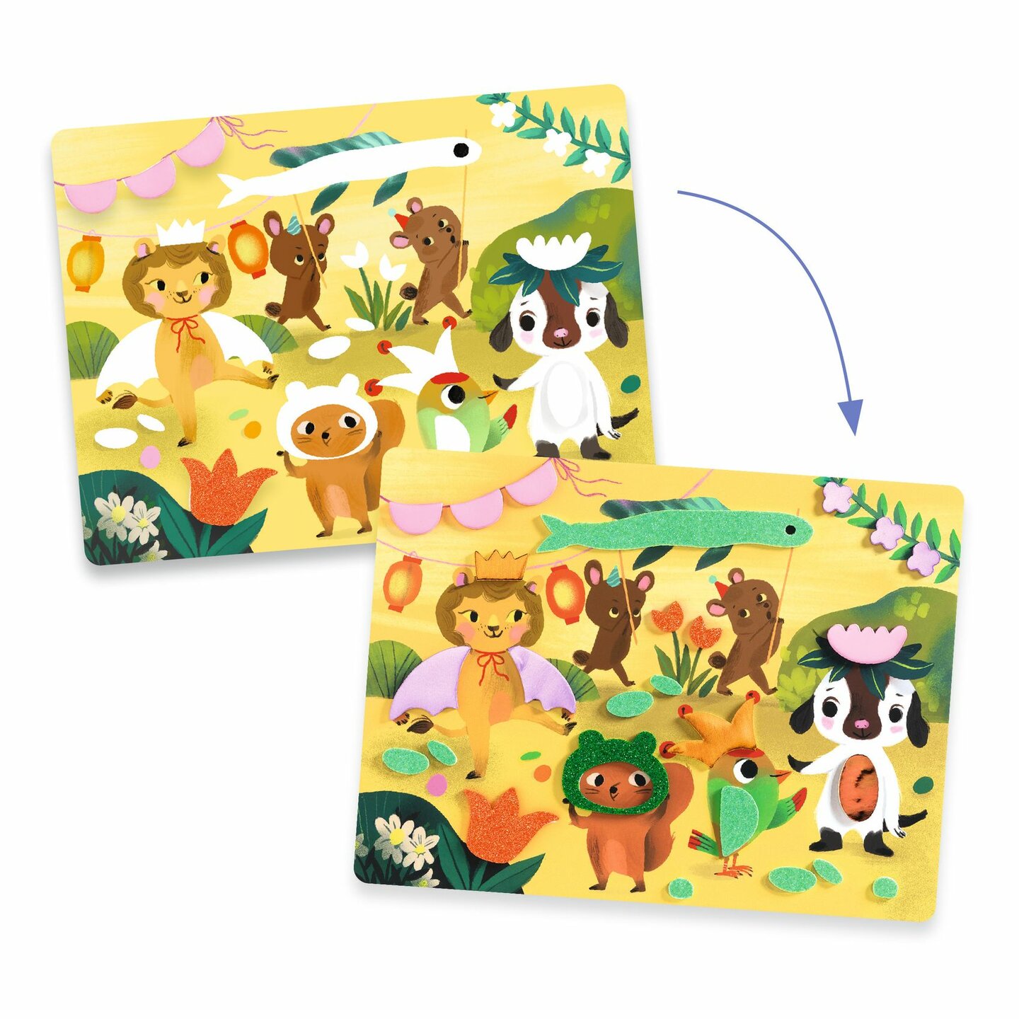 Djeco -Knutselset Foam Collage | Speel je Wijs