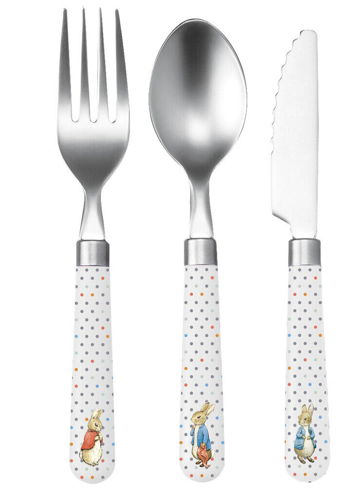 Petit Jour - Peter Rabbit - Learning Kinderbestek 3-delig | Speel je Wijs