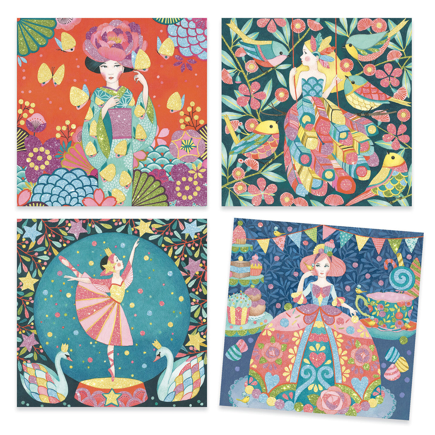 Djeco Glitterschilderijen - Dagdromen 7-12 jaar | Speel je Wijs