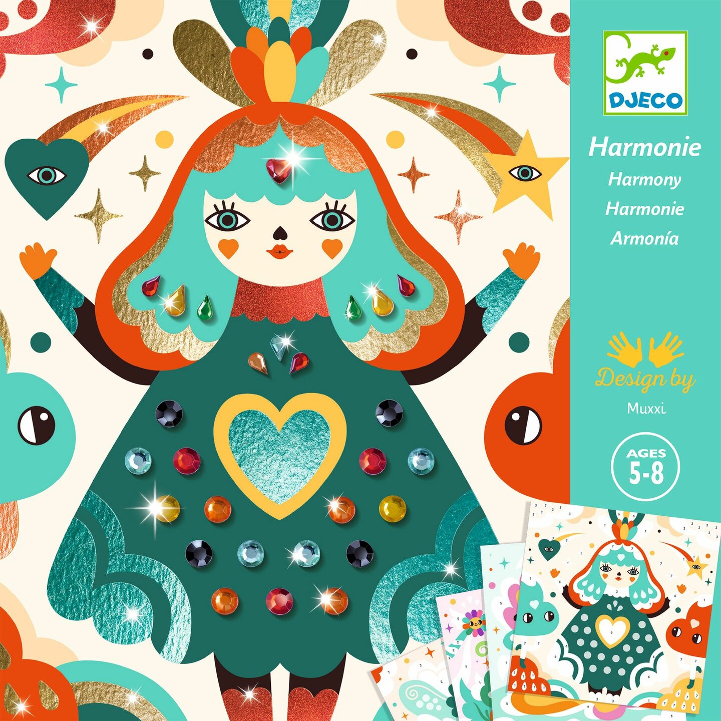 Djeco Glitterschilderijen - Harmonie 5-8 jaar | Speel je Wijs