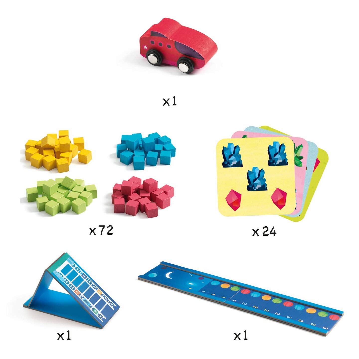 Djeco Verzamelspel Space Crystal | Speel je Wijs