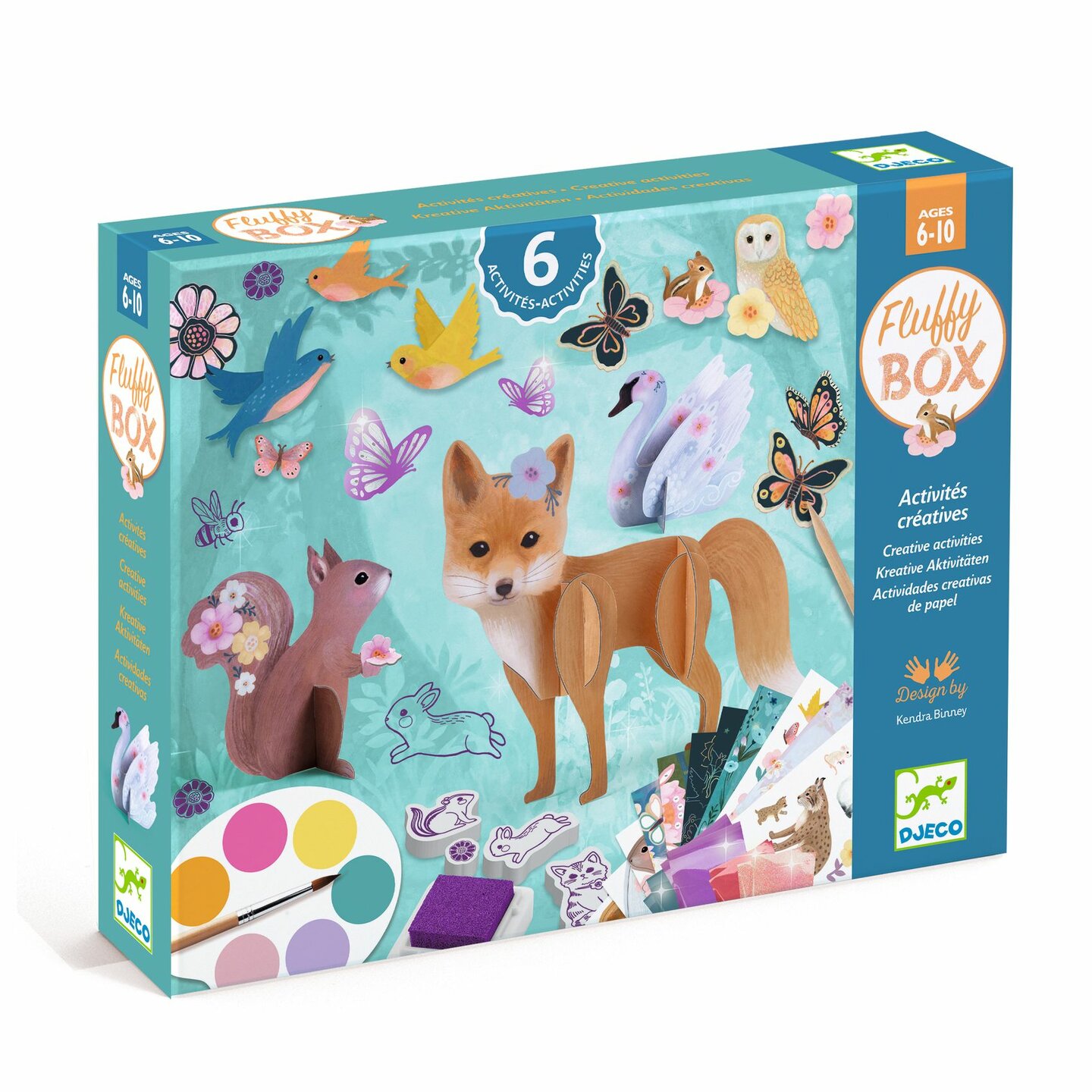 Djeco Multi Knutselset - Fluffy Box 6-10 jaar | Speel je Wijs