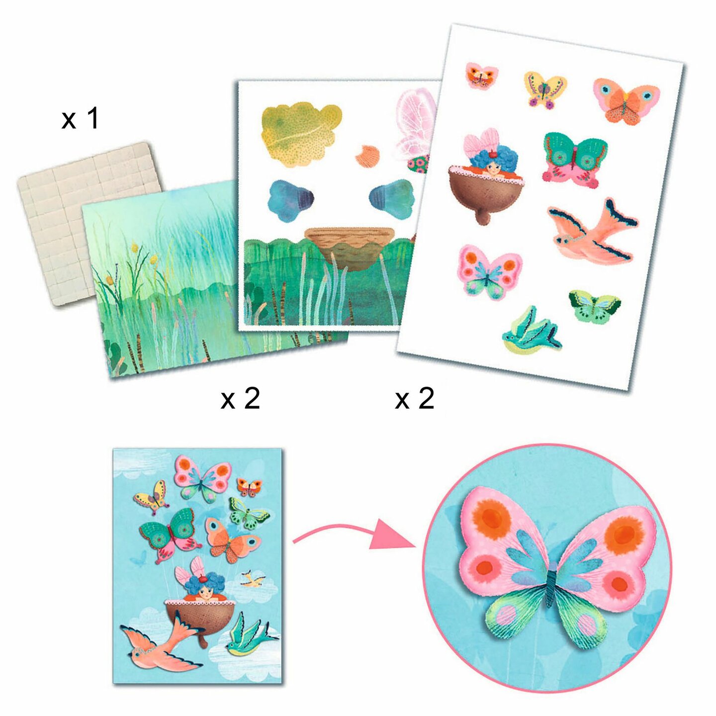 Djeco Multi Knutselset - Fairy Box 6-10 jaar | Speel je Wijs