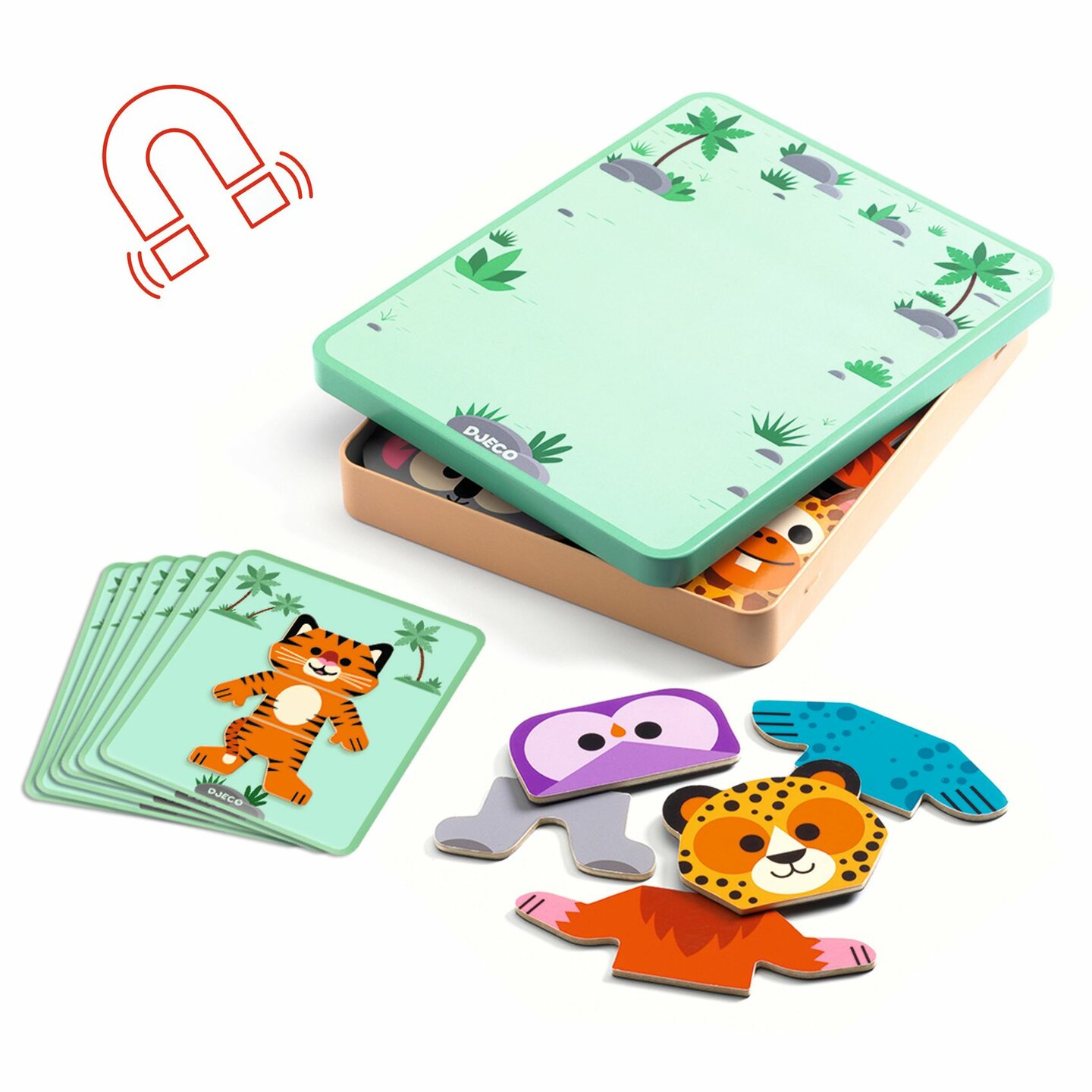 Djeco Magneetspel Inzebox - Mix'n Match