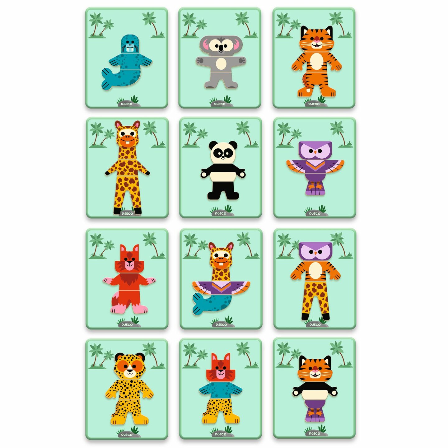 Djeco Magneetspel Inzebox - Mix'n Match