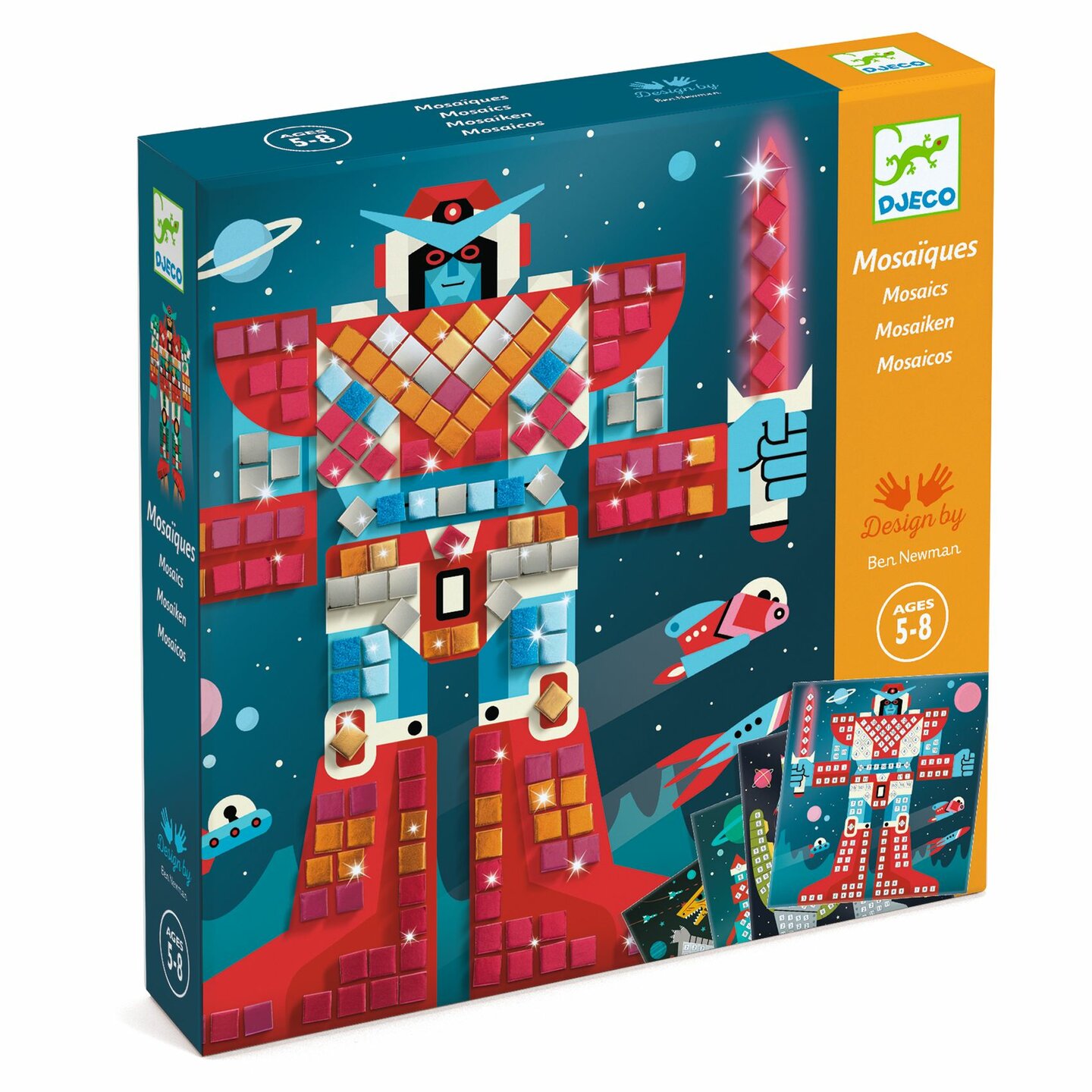 Djeco Knutselpakket Mozai&euml;k - Space battle  | Speel je Wijs