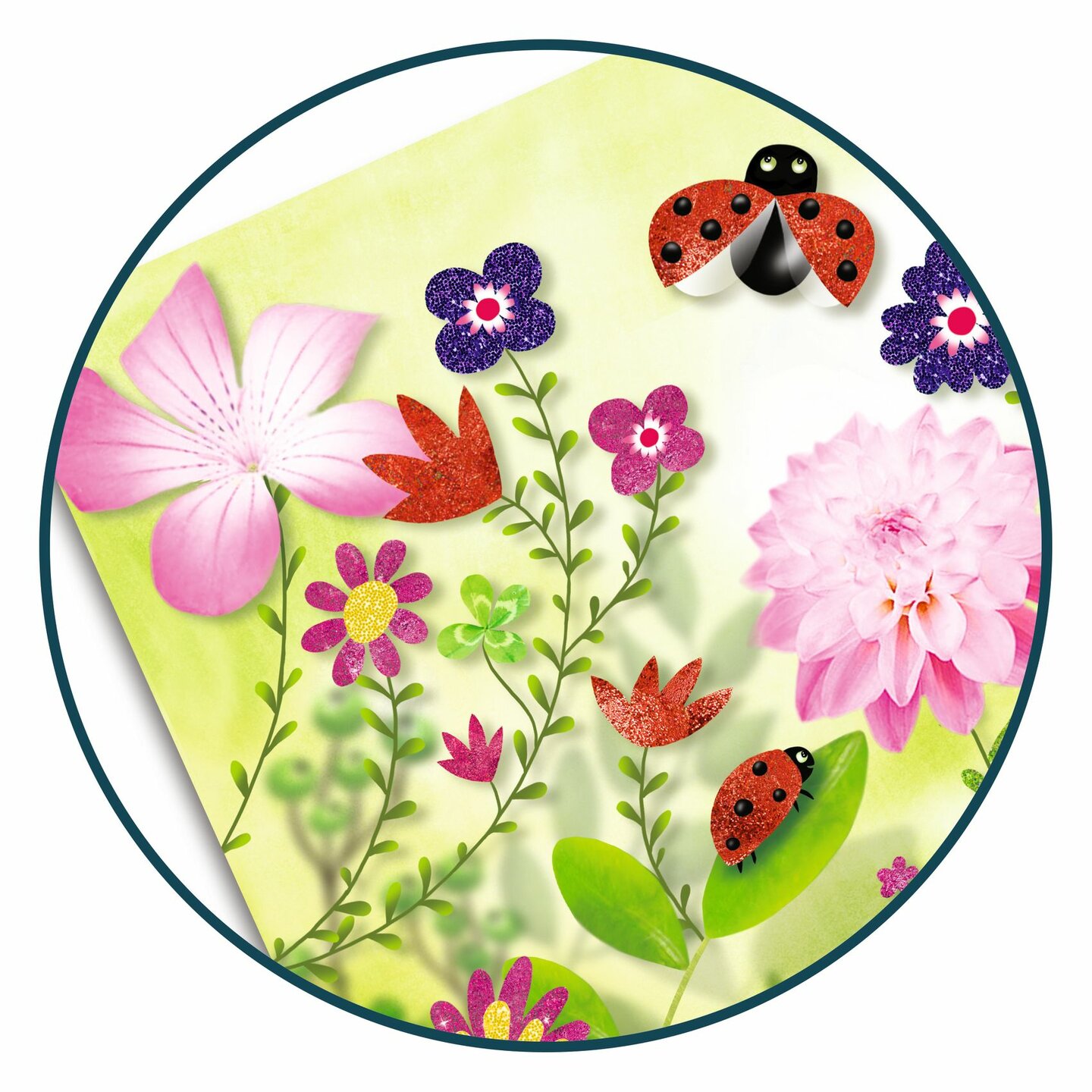 Djeco Glitterschilderijen - Glittervlinders 6-10 jaar | Speel je Wijs