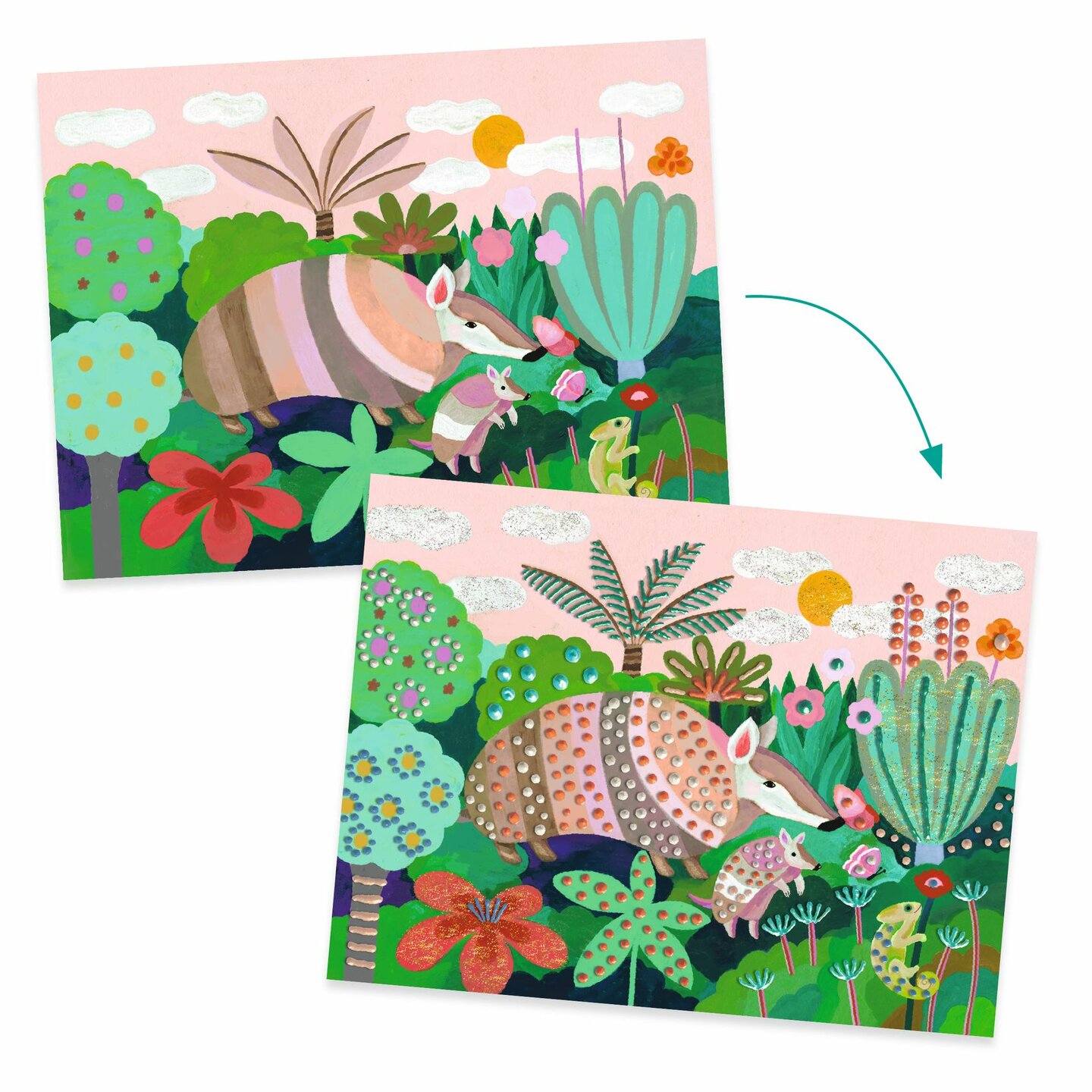 Djeco  3D Schilderen -  Tropical Forest 7-12 jaar | Speel je Wijs