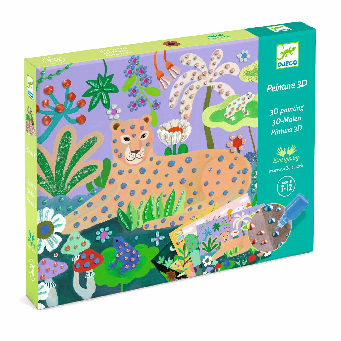 Djeco  3D Schilderen -  Tropical Forest 7-12 jaar | Speel je Wijs