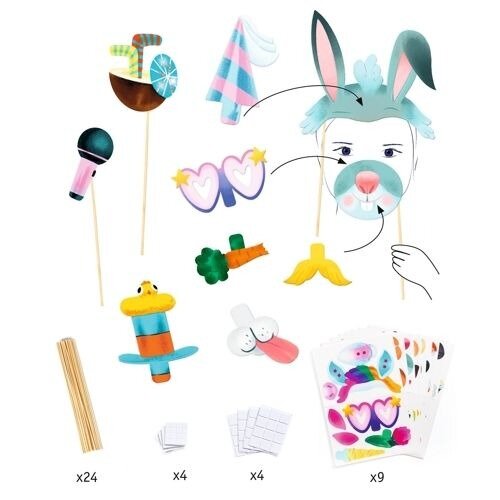 Djeco DIY - Knutselset Dierenselfies | Speel je Wijs