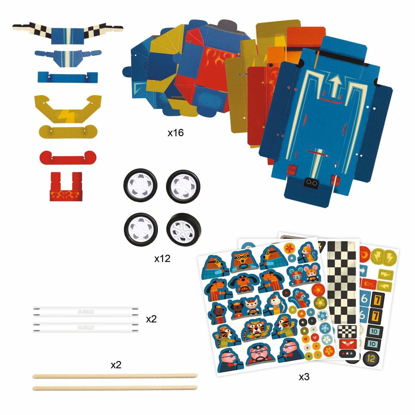 Djeco DIY - Knutselset Grand Prix | Speel je Wijs