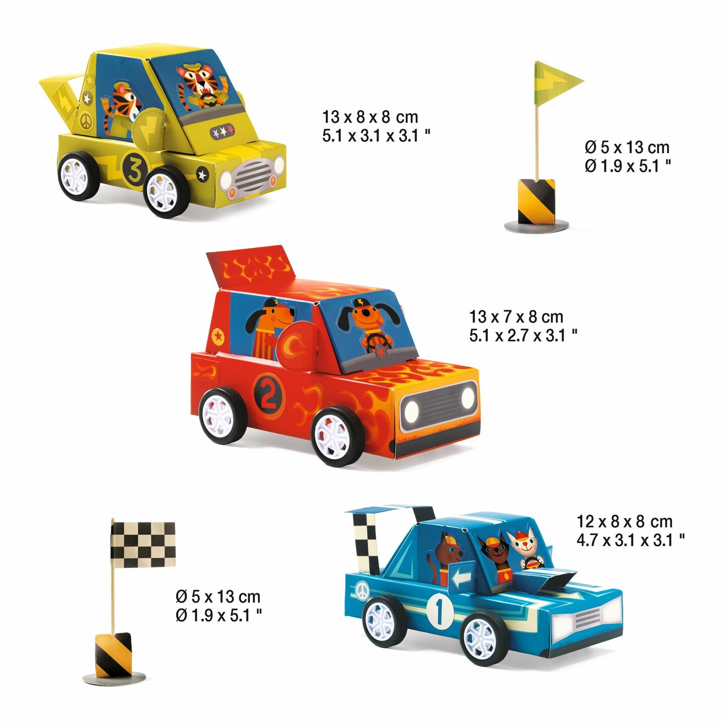 Djeco DIY - Knutselset Grand Prix | Speel je Wijs