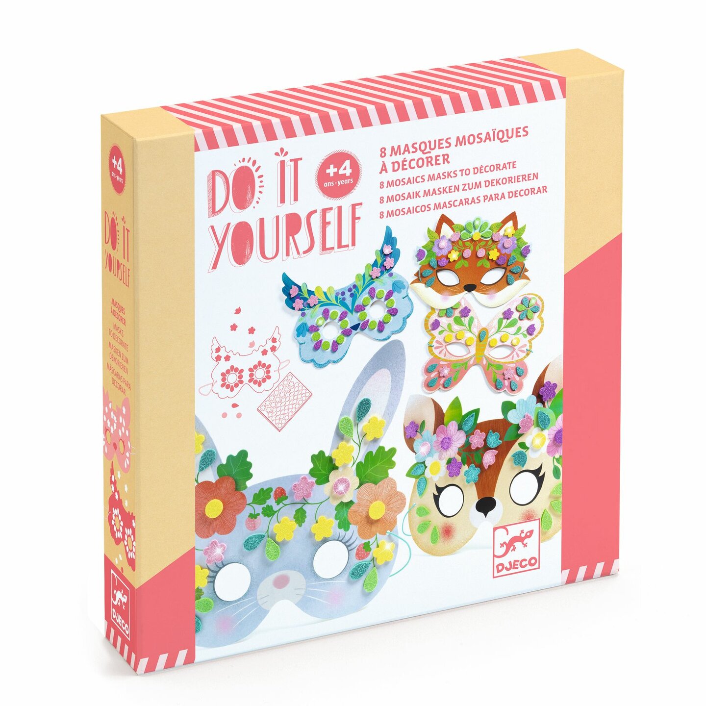 Djeco DIY - Knutselset Maskers versieren Bosdieren | Speel je Wijs