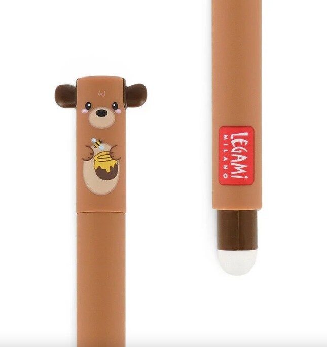 Legami Uitwisbare / Erasable Gelpen - Teddy Bear | Speel je Wijs