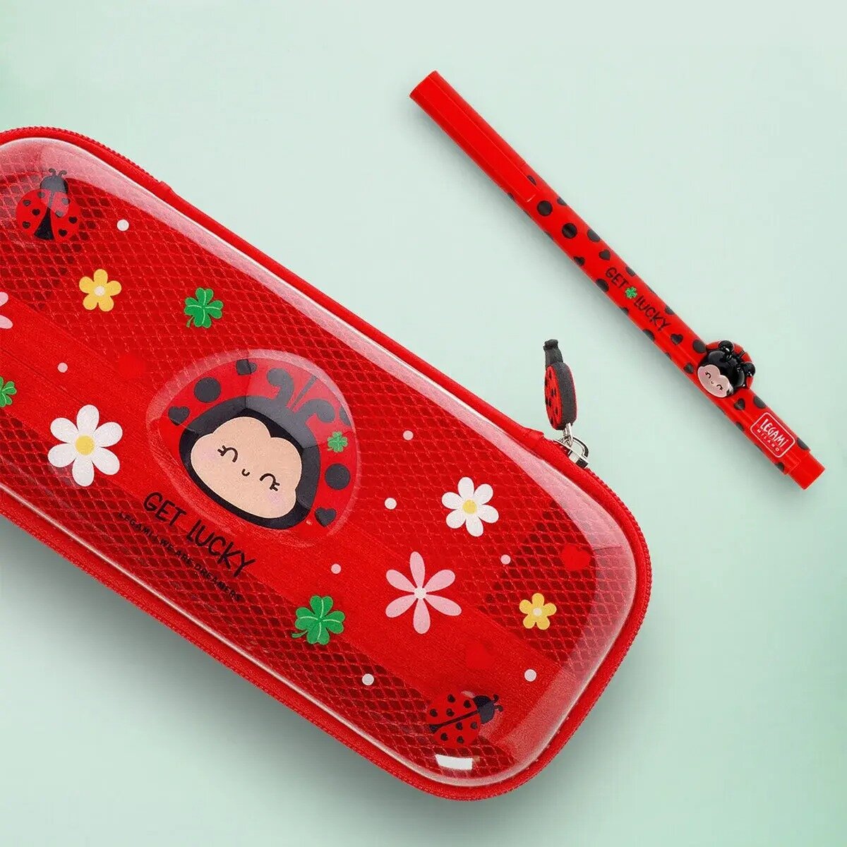Legami etui Pencil Case Wonderwow - Lieveheersbeestje &ldquo;Get Lucky&rdquo;