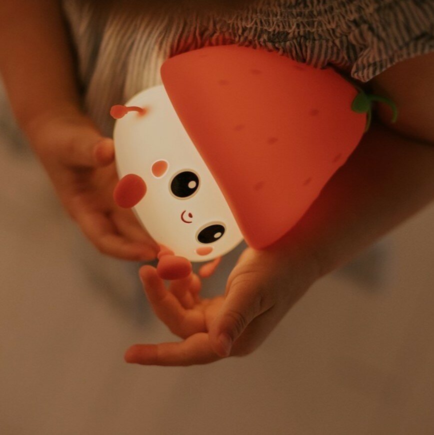 MARY&rsquo;S Siliconen Nachtlamp - Strawberry | Speel je Wijs