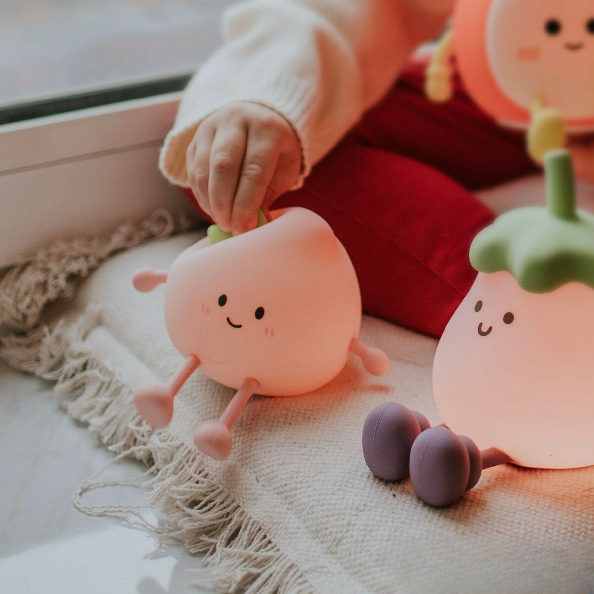 MARY&rsquo;S Siliconen Nachtlamp - Eggplant| Speel je Wijs