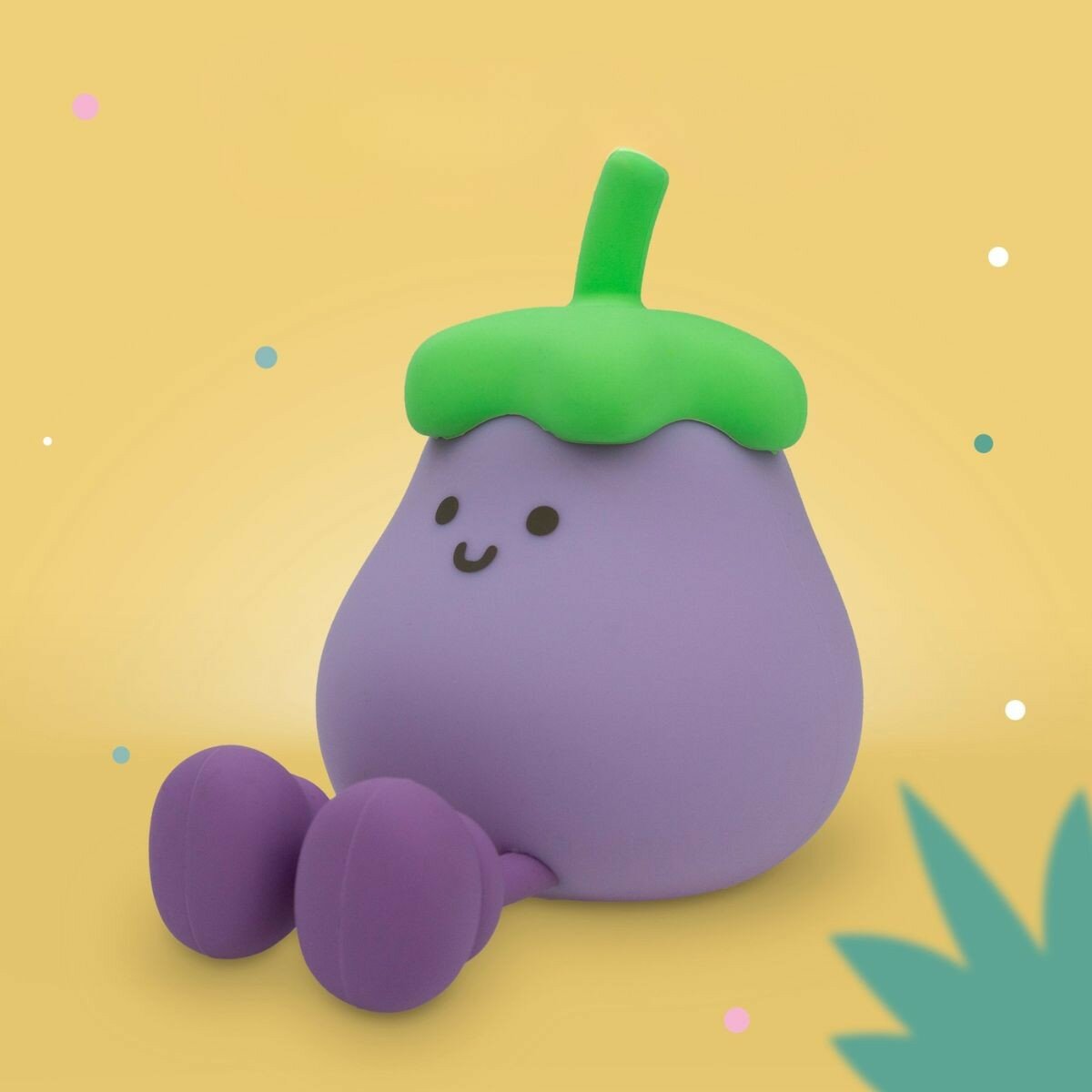 MARY&rsquo;S Siliconen Nachtlamp - Eggplant| Speel je Wijs