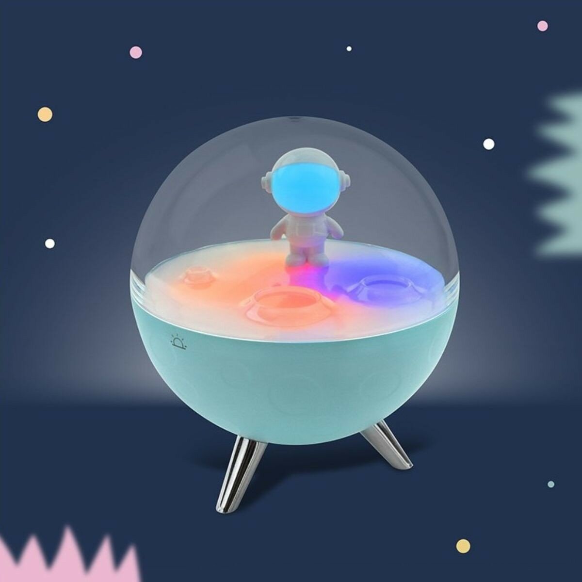 MARY&rsquo;S Siliconen Nachtlamp - Moon Blue | Speel je Wijs