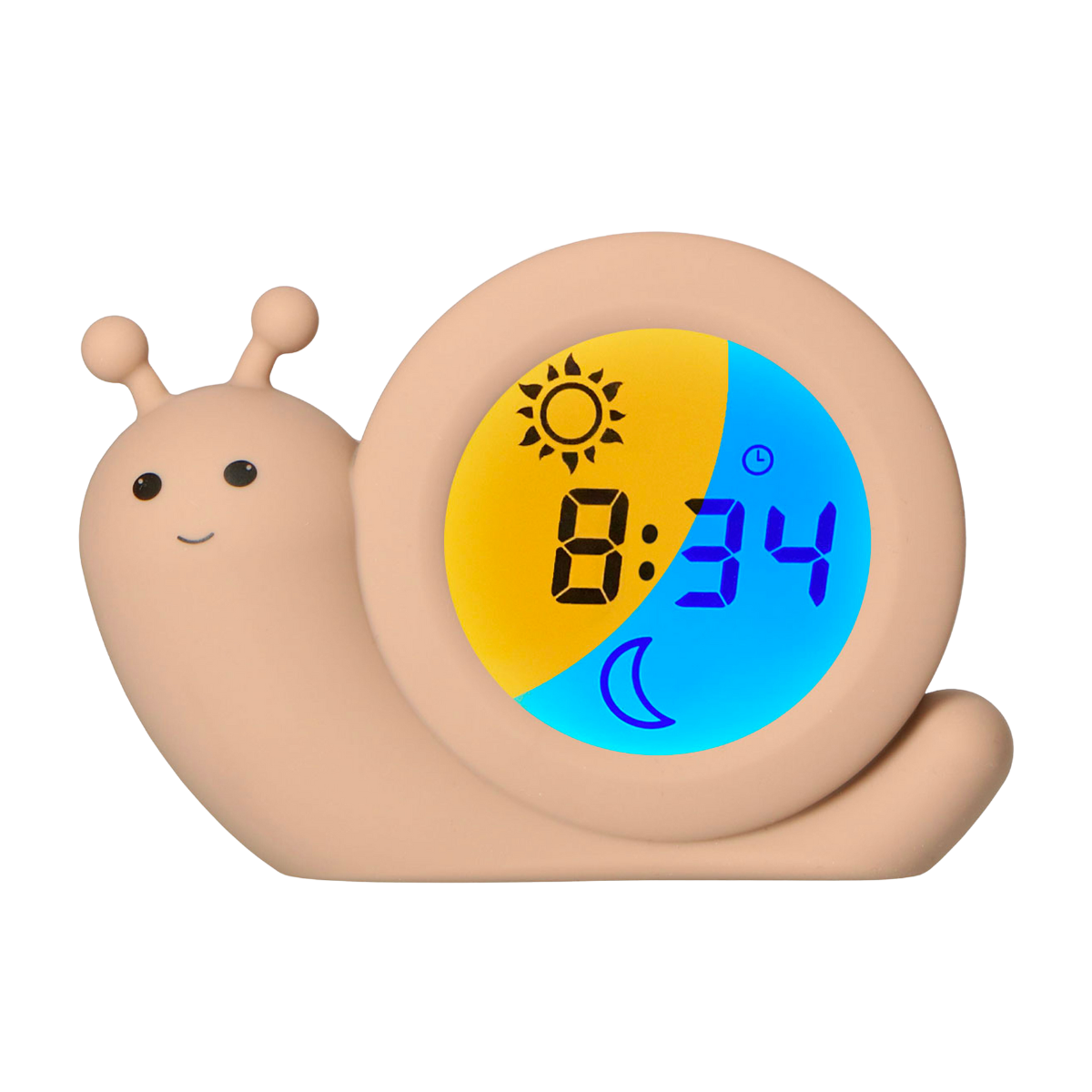 Alecto Slaaptrainer / Wekker -Slak Simon Taupe | Speel je Wijs