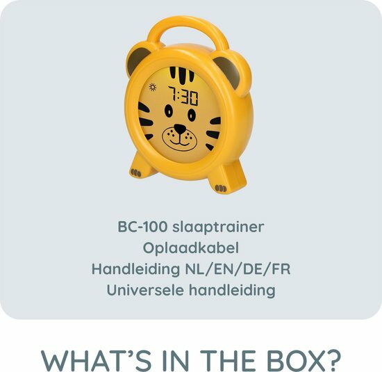 Alecto Slaaptrainer / Wekker - Tiger| Speel je Wijs