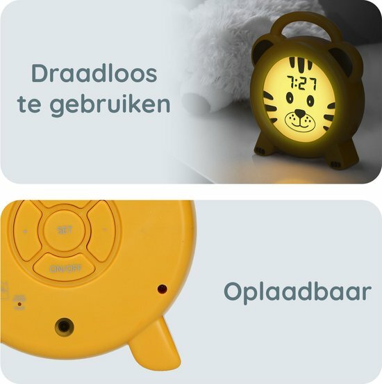 Alecto Slaaptrainer / Wekker - Tiger| Speel je Wijs
