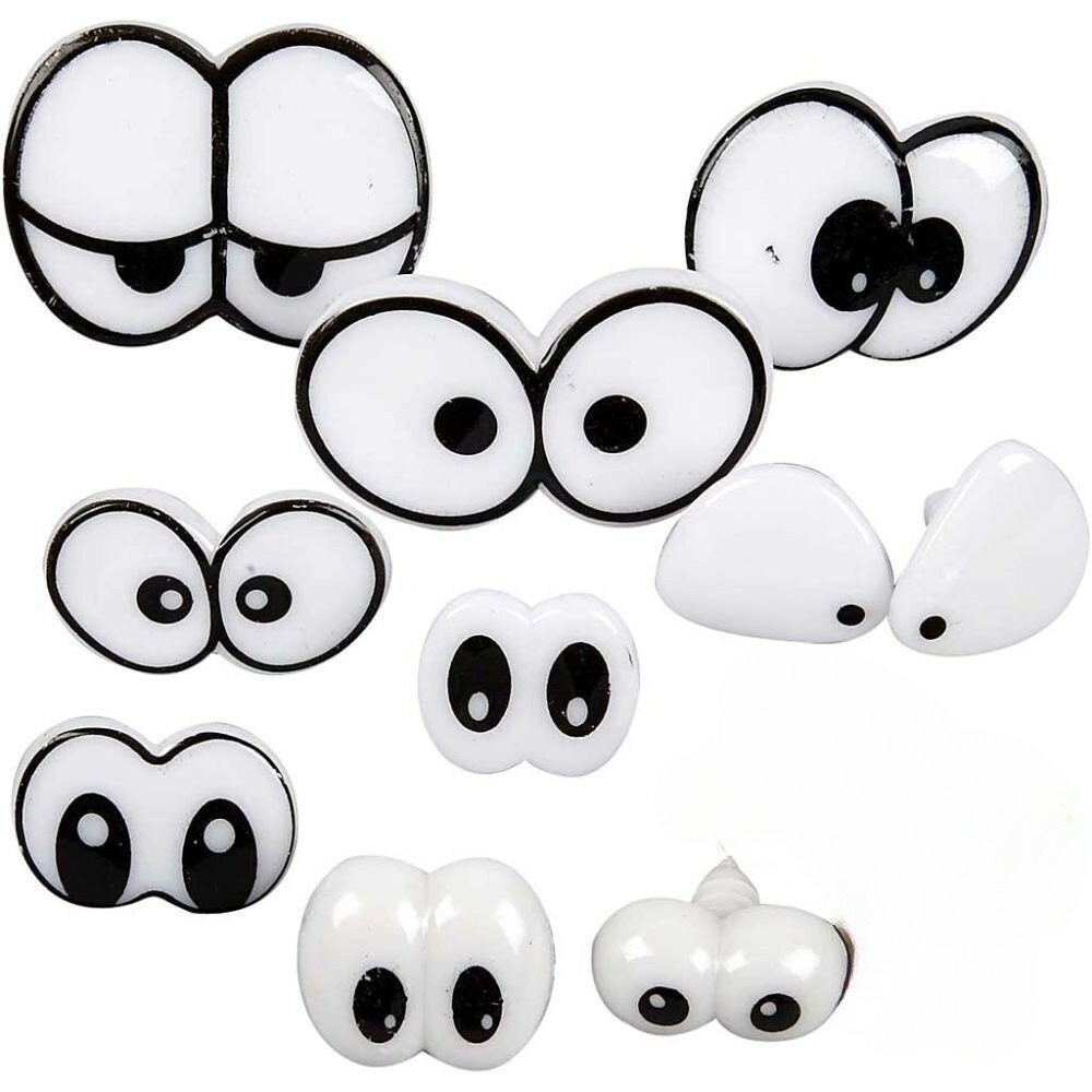 Silk Clay Klei Accessoires - Grappige Ogen 