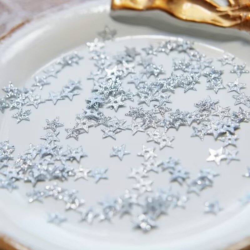 Ster Pailletten met Rijggaatje - Zilver | Speel je Wijs