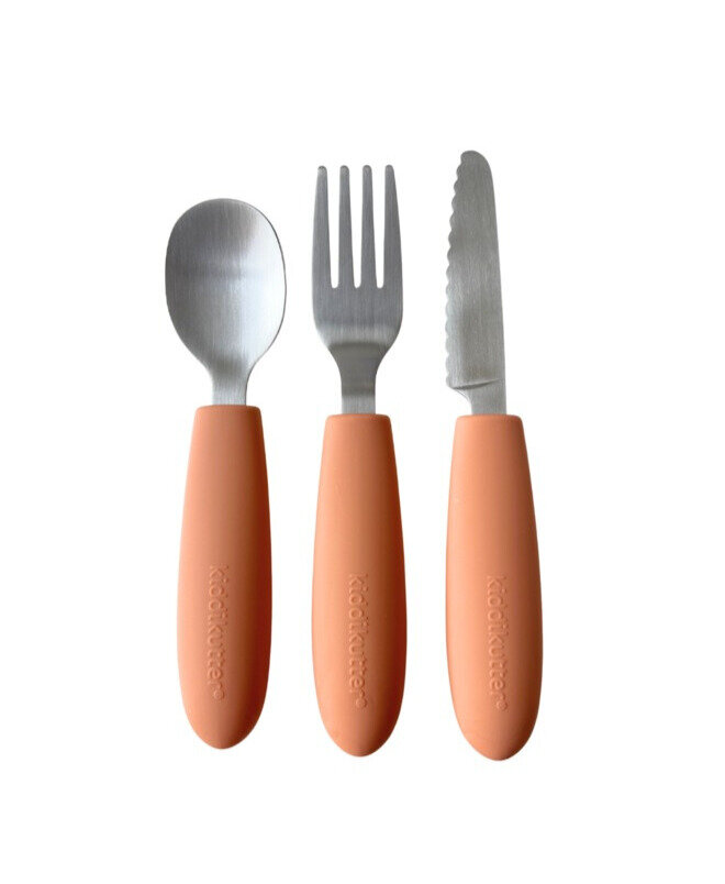 KiddyKutter Kinderbestek - Peach | Speel je Wijs