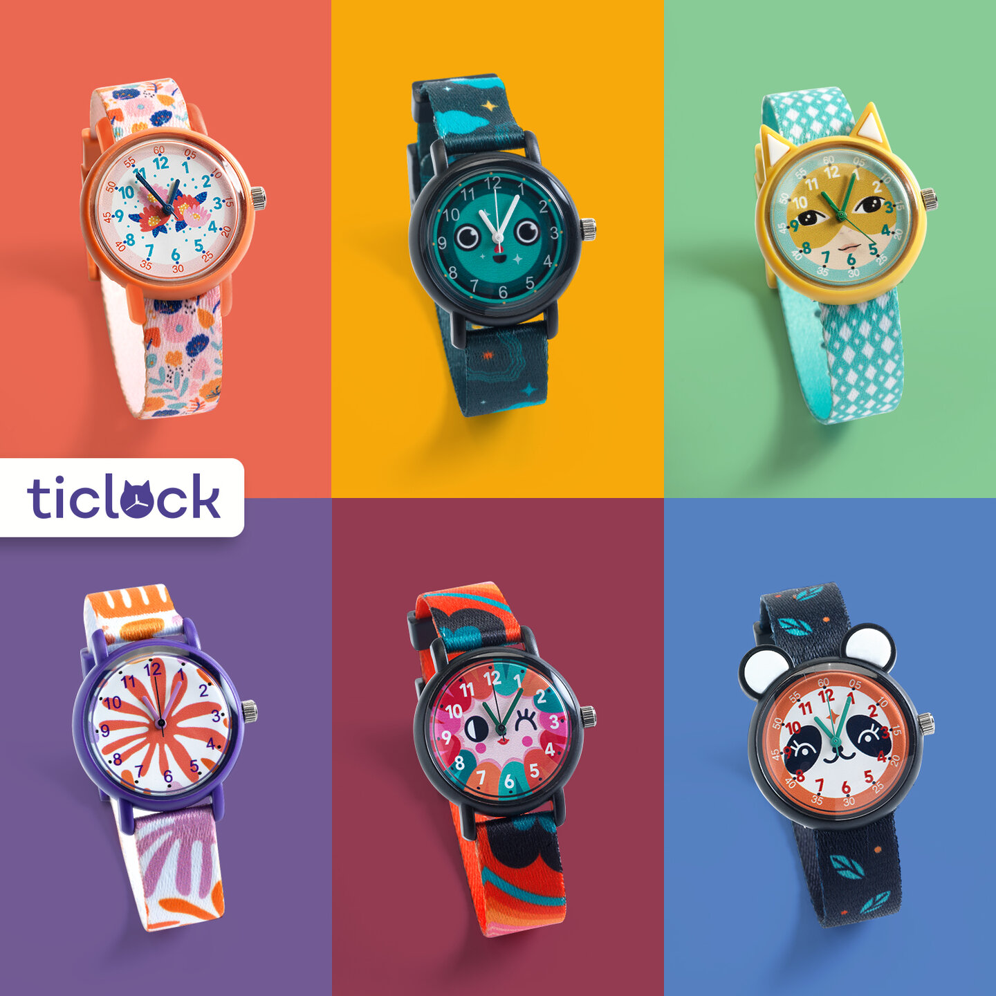 Djeco Horloge - Tijger| Speel je Wijs